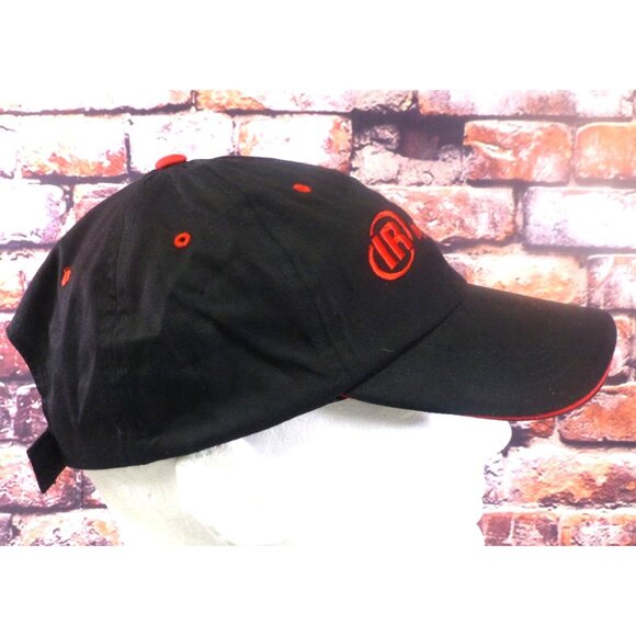 Ingersoll Rand Black & Red Embroidered Adjustable Baseball Hat By Hit Wear - Picture 2 of 6